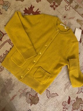 DÔEN  Cashmere Cardigan Freya Citrine